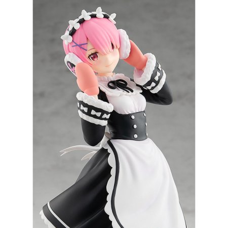 Фигурка Good Smile Company Pop Up Parade: Рам (Ram) Жизнь с нуля в альтернативном мире (Re:ZERO Starting Life in Another World Ice Season Ver.) (4580416942898) 18 см 
