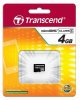 MicroSD Карта памяти 4GB Transcend Class 4 без адаптера (PC)