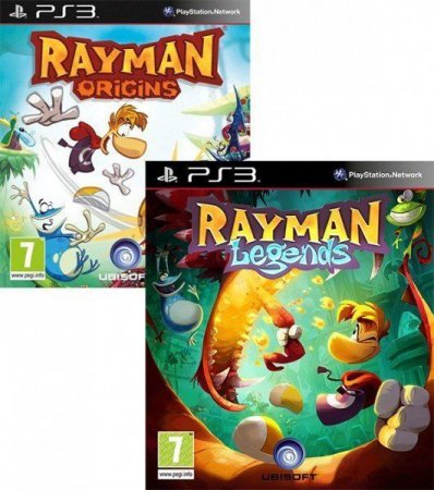   Rayman Legends + Rayman Origins   (PS3) USED /  Sony Playstation 3