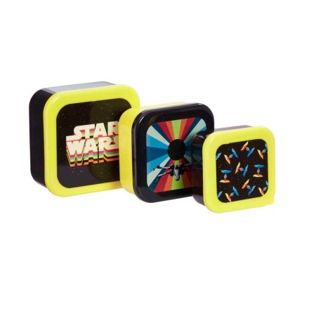  Набор контейнеров для хранения продуктов Funko: Звёздные Войны Ретро (Star Wars Retro) Ретро Транспорт (Retro Vehicl) (UT-SW06324) 3 шт