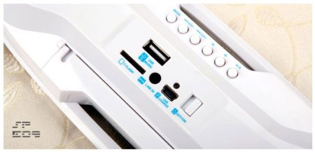 Колонки-плеер ENZATEC SP509BL, SD/USB, синие (PC) 