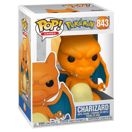 фигурки Фигурка Funko POP! Games: Чаризард (Charizard) Покемон (Pokemon) ((843) 56308) 9,5 см