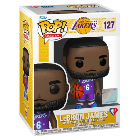 фигурки Фигурка Funko POP! NBA: Леброн Джеймс Городская версия 2021 (LeBron James (City Edition 21)) Лейкерс (Lakers) ((127) 57628) 9,5 см
