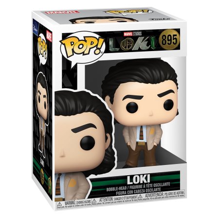 фигурки Фигурка Funko POP! Bobble: Локи (Loki) Марвел Локи (Marvel Loki) ((895) 55741) 9,5 см