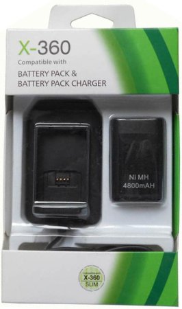 Набор аксессуаров 2 в 1 Battery Pack+Charger Dock: Аккумулятор 4800 мАч + Зарядное устройство (BN-X3606) (Xbox 360) 