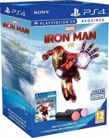  Marvel's Iron Man VR (  PS VR) +   PlayStation Move Controller () (PS4) Playstation 4