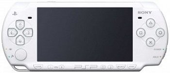   Sony PlayStation Portable Slim Lite PSP 3000 White () (REF)