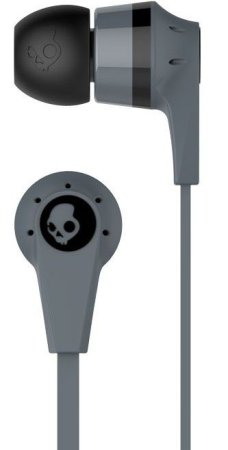 Гарнитура SKULLCANDY Ink'd 2.0, серая/чёрная/серая (PC)