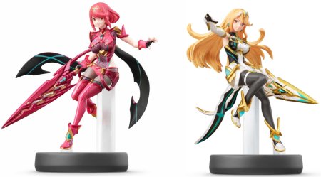 Amiibo: Комплект фигурок: Пира и Митра №92 (Pyra & Mythra №92) (Super Smash Bros Collection)