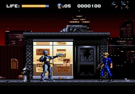 Коллекционный сборник 2 в 1 Робокоп (RoboCop) (16BC-011) Русская Версия (16 bit) 