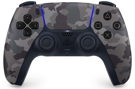   Sony DualSense Wireless Controller   (Grey Camouflage)  (PS5)