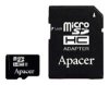 MicroSD Карта памяти 16GB Apacer Class 10 + SD адаптер (PC)