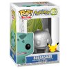 фигурки Фигурка Funko POP! Games: Бульбазавр Серебро Металлик (Bulbasaur Silver (MT)) Покемон (Pokemon) ((453) 55231) 9,5 см