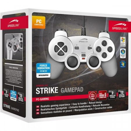  SPEEDLINK STRIKE Gamepad Silver (PS3) 