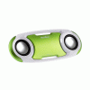 Колонки-плеер ENZATEC SP509GR, SD/USB, зеленые (PC) 