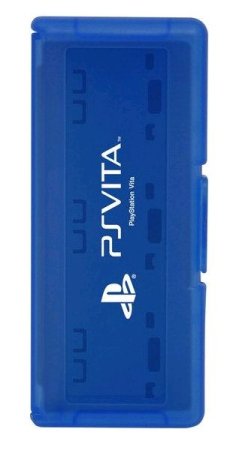 Кейс для 6 катриджей и карт памяти (Game Case) Синий (PS Vita)