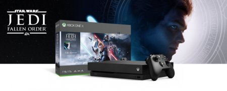   Microsoft Xbox One X 1Tb Rus  + Star Wars: JEDI Fallen Order (:  ) Deluxe Edition 