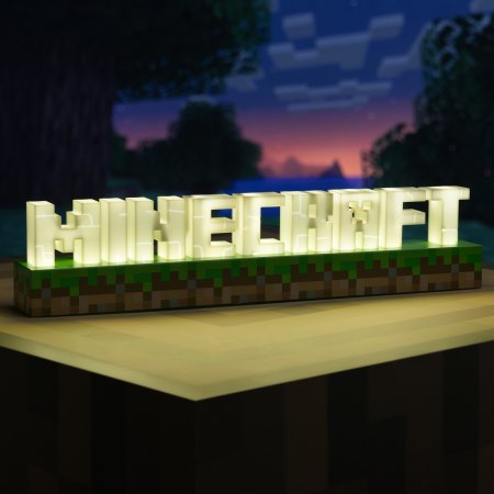  Светильник Paladone: Лого (Logo) Майнкрафт (Minecraft) (PP8759MCF)