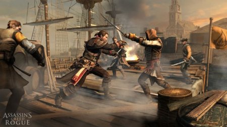   Assassin's Creed 4 (IV):   (Black Flag) + Assassin's Creed:  (Rogue)   (PS3) USED /  Sony Playstation 3
