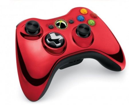  Wireless Controller  Xbox 360 Chrome Red ( ) (Xbox 360) 