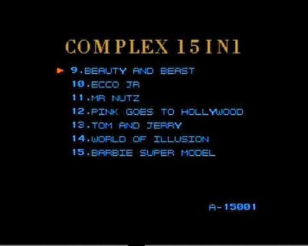   15  1 A-15001 Winx Club / Winx 3D / Squrrel King / Open Season 3 (16 bit) 