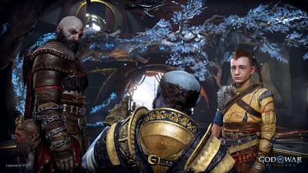 Игра God of War (Бог войны) Ragnarok (Рагнарок) Русская Версия (PS4/PS5) USED Б/У Playstation 4