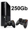 Игровая приставка Microsoft Xbox 360 Slim E 250Gb Black + 2 Беспроводных контроллера Wireless Controller для Xbox 360
