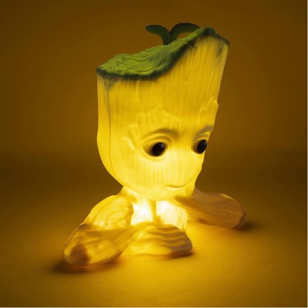  Лампа/Светильник/Ночник Paladone: Грут Свет со Звуком (Groot Light With Sound) (Marvel) (PP9524GT) (029290) (786168) 22 см