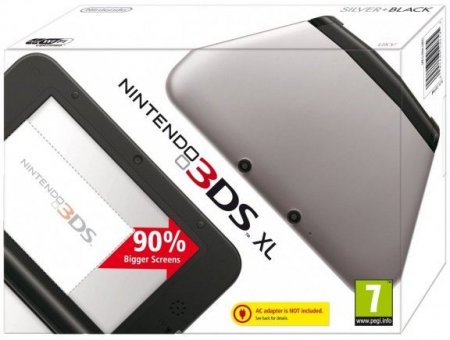  Nintendo 3DS XL HW Silver ()   Nintendo 3DS