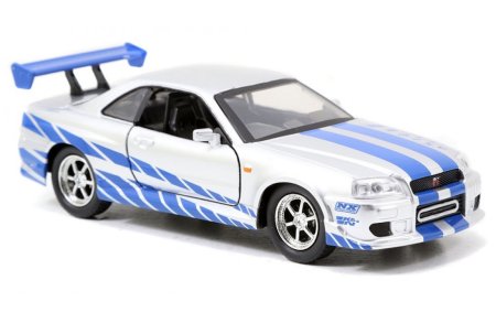   Jada Toys: 2002    34 1:32 (2002 Nissan Skyline GTR R34 1:32)  (The Fast and the Furious) (97184) 12 