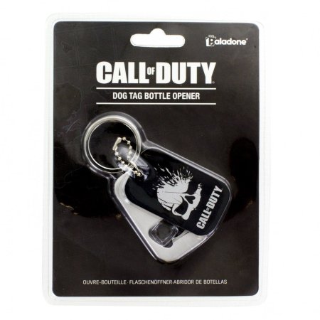  Открывалка-брелок Paladone: Солдатский жетон (Dog Tag) Колл оф дьюти (Call of Duty) (Bottle Opener) (PP4073COD)