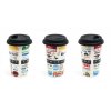  Кружка для путешествий Pyramid: Инфографика (Iconographic) Друзья (Friends) (Travel Mugs MGT23228) 340 мл