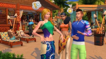 Игра The Sims 4 + Дополнение The Sims 4: Жизнь на острове (Island Living) (PS4) Playstation 4