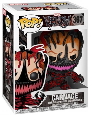  Funko POP! Bobble: /  (Carnage/Cletus Kasady)  (Venom) (33073) 9,5 