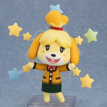 Фигурка Good Smile Company Nendoroid: Изабель зимняя одежда (Shizue Winter Uniform) Перекрёсток животных: С чистого листа (Animal Crossing: New Leaf) (4571368443663) 10 см  