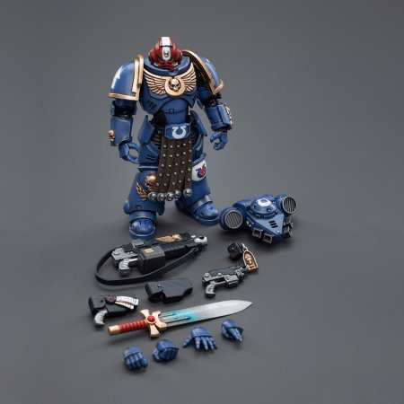  JoyToy:  -   1:18 (Intercessor Veteran Sergeant Brother Aeontas 1:18)  40K  (Warhammer 40K Ultramarines) (JT4386) 12,1   