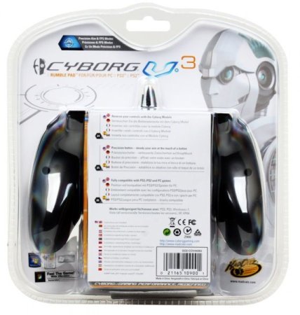 Геймпад проводной CYBORG V.3 Rumble Pad PS3/PS2/PC (PS2) для Sony PS2