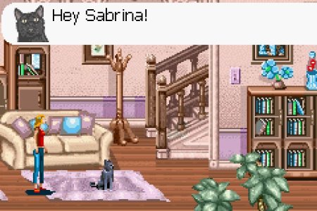 Сабрина юная ведьмочка: Зелье перевоплощения (Sabrina The Teenage Witch: Potion Commotion) (GBA) для Game boy