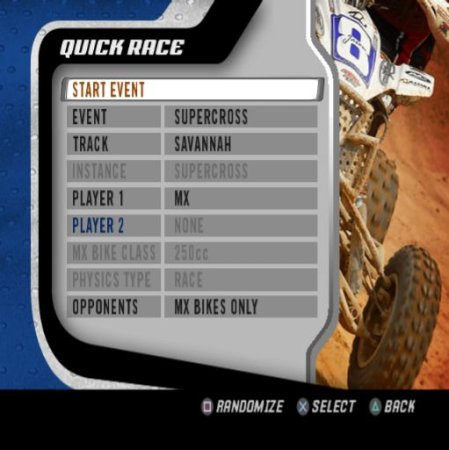 MX vs ATV: Unleashed (PS2)