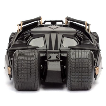 Модель машинки с фигуркой Jada Toys: Бэтмобиль "Темный рыцарь" 2008 (Batmobile Dark Knight 2008) 1:24 + Фигурка Бэтмен (Batman) 7 см (98261) 