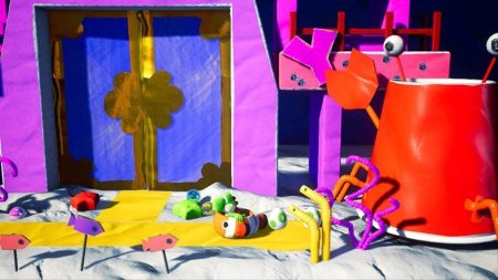 игра Yoshi's Crafted World Русская Версия (Switch) USED Б/У для Nintendo Switch
