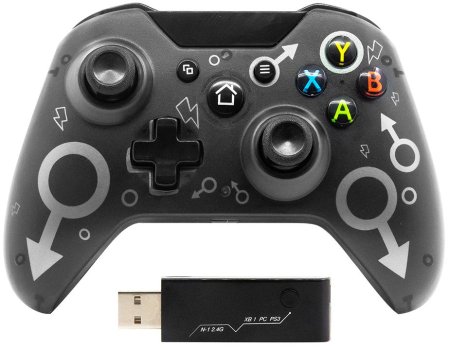   Controller Wireless N-1 2.4G (Black) () (Xbox One/Series X/S/PS3/PC) 