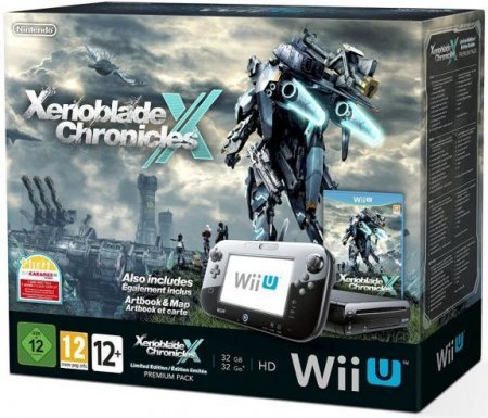   Nintendo Wii U 32 GB Premium Pack +  Xenoblade Chronicles X (Wii U) Nintendo Wii U