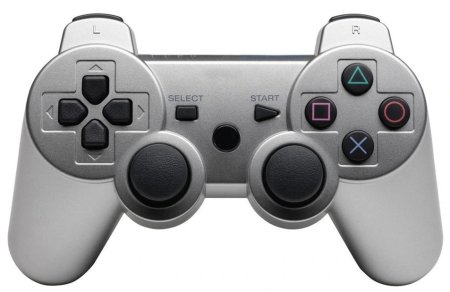 Геймпад беспроводной DualShock 3 Wireless Controller Silver (Серебряный) (PS3) (OEM)