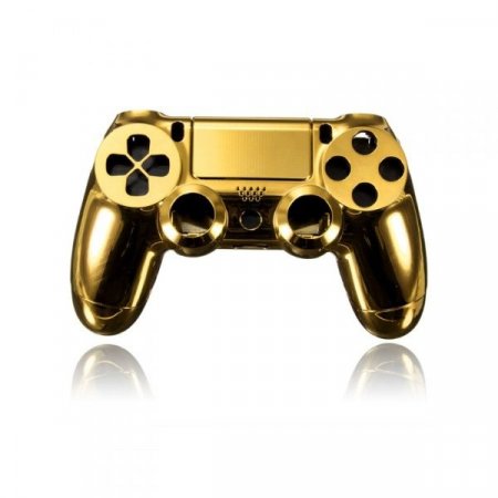    PS4 Shell Case for Controllers Gold Chrome  DualShock 4 - (PS4) 