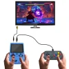 Портативная игровая приставка Retro FC plus (360 в 1) + 360 встроенных игр + 1 геймпад (Прозрачно-синяя) для 8 bit, Денди (Dendy)