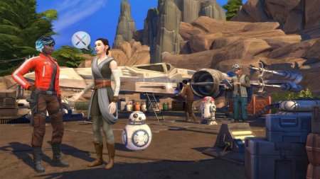 Игра The Sims 4 + Дополнение Star Wars: Путешествие на Батуу (Journey to Batuu) (PS4) Playstation 4