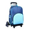  Рюкзак пиксельный на роликах WY-A024 Super Class Rolling Backpack Темно-синий Рюкзаки