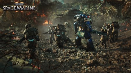 Warhammer 40.000: Space Marine II (2) Золотое издание (Gold Edition) Русская Версия (PS5)