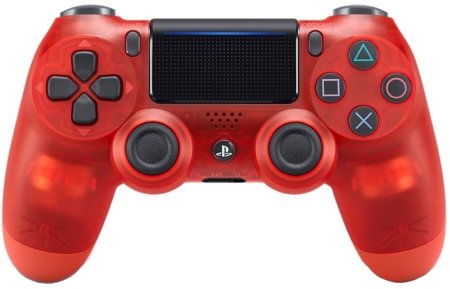  Геймпад беспроводной Sony DualShock 4 Wireless Controller (v2) Red Crystal (Прозрачно-красный) Оригинал (PS4) 